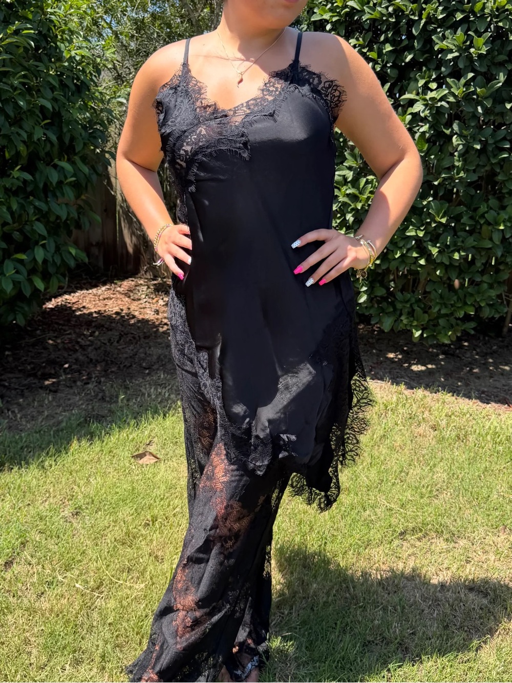 Black Lace Trim Set (Regular and Plus Size)